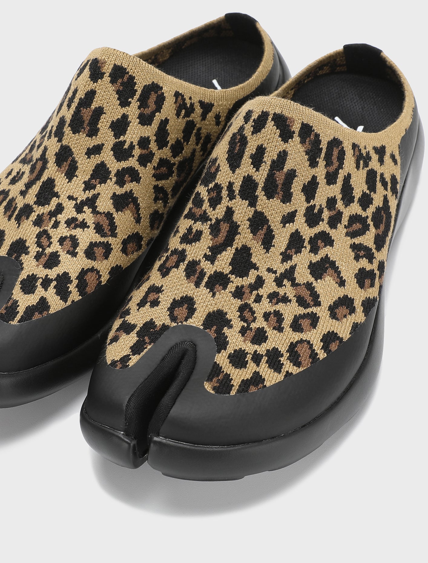 Tabi Footwear Tabi Mules Men Mules Brown Leopard