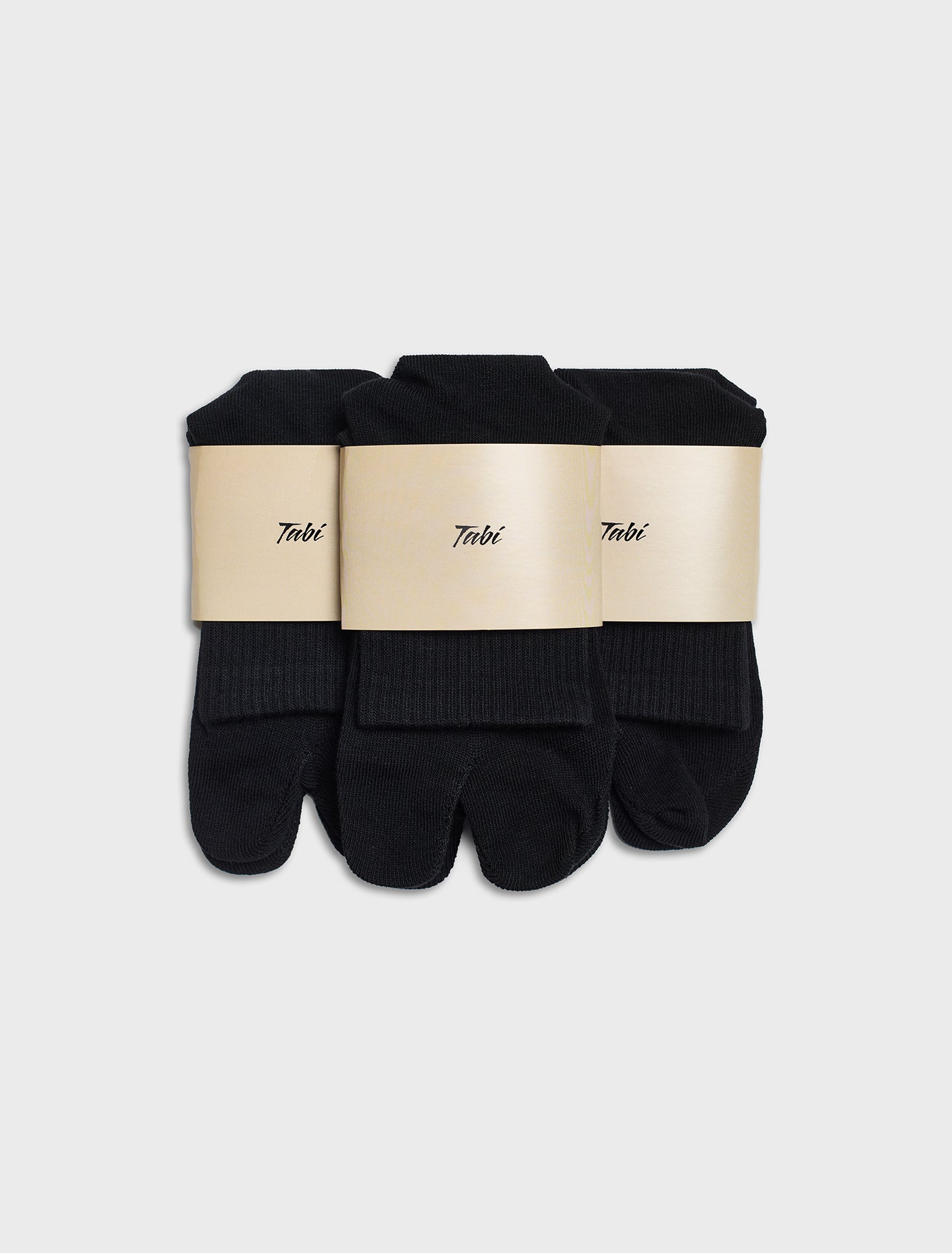 Tabi Socks - 3 packs - Black Tabi Footwear Tabi Socks - 3 packs - Black Tabi Footwear