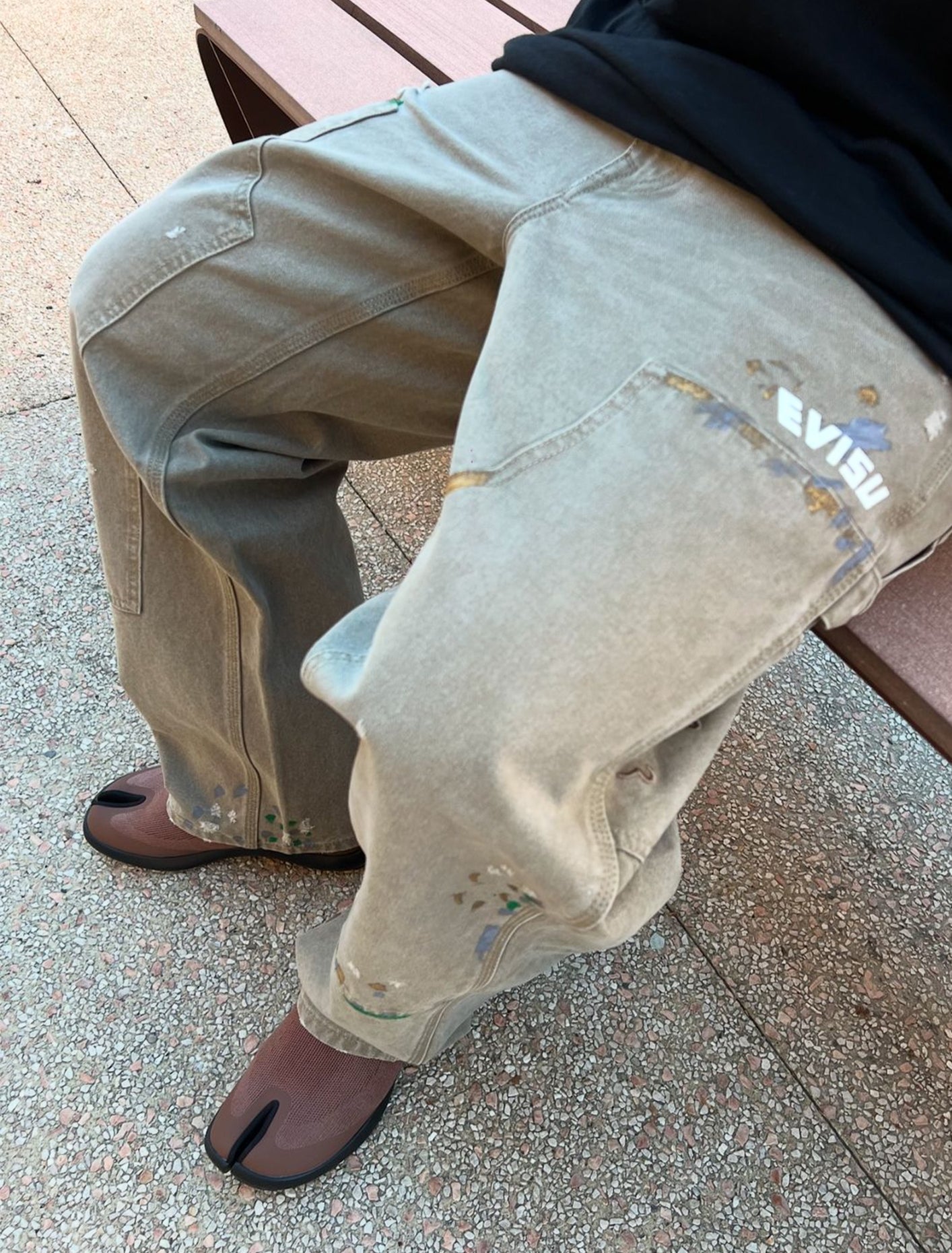 Tabi Footwear Tabi Mules Men Mules Chestnut/Black