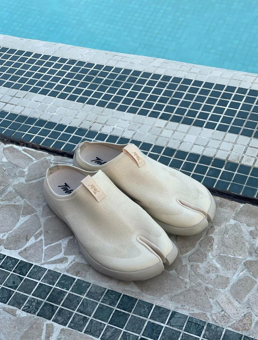 Tabi Footwear Tabi Mules Men Mules Ivory