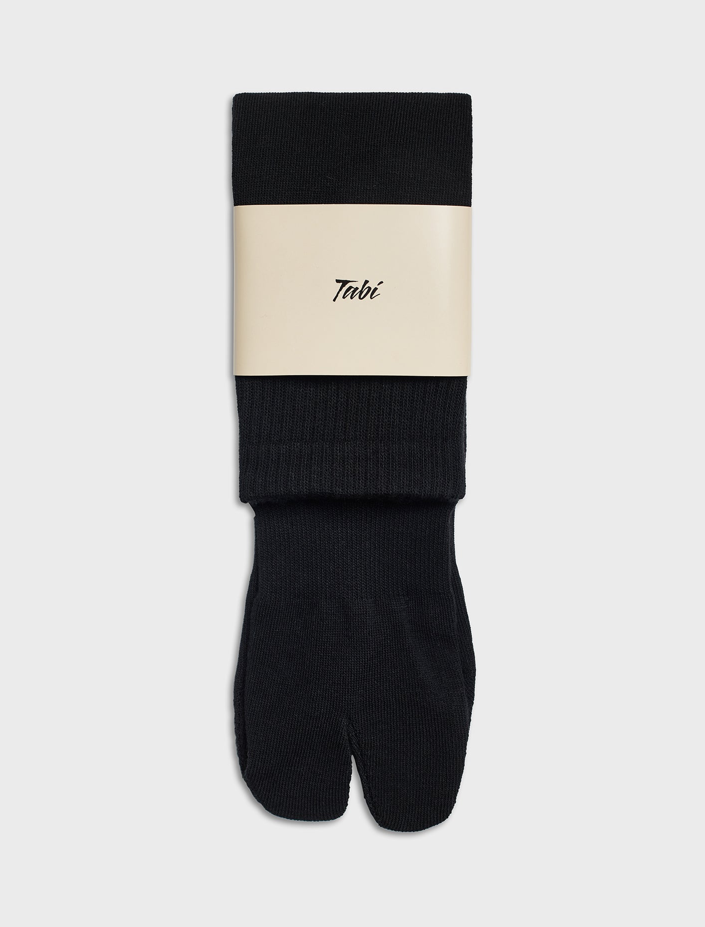 Tabi Socks X-High Split-Toe - Black | Tabi Footwear