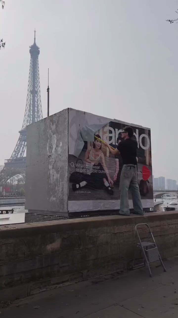 Load video: @lilyjcollins wearing TABI sandals with @ly.as